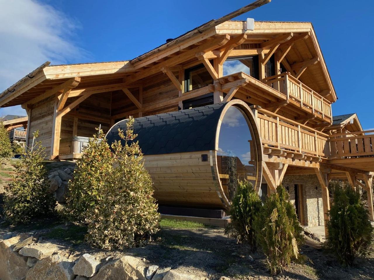 Chalet Aguila - Jacuzzi Et Sauna Panoramique - Construit En 2023 Bolquere Pyrenees 2000 Eksteriør billede